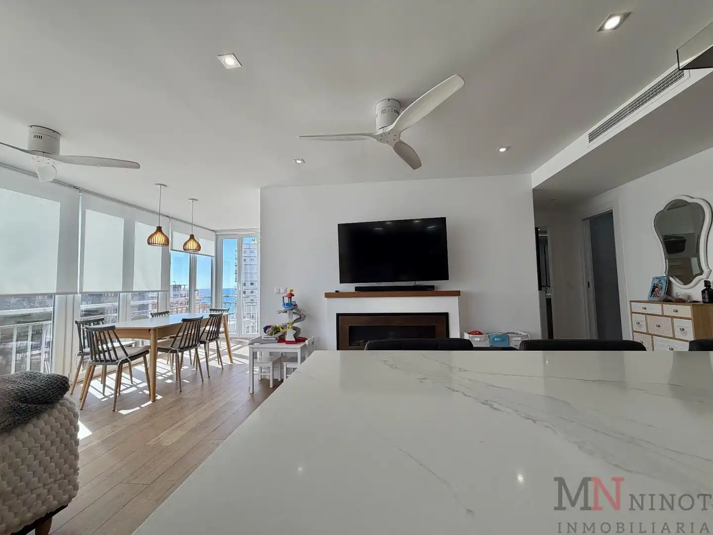 Living room of Apartments for sale in Benicasim / Benicàssim  with Air Conditioner and Community pool