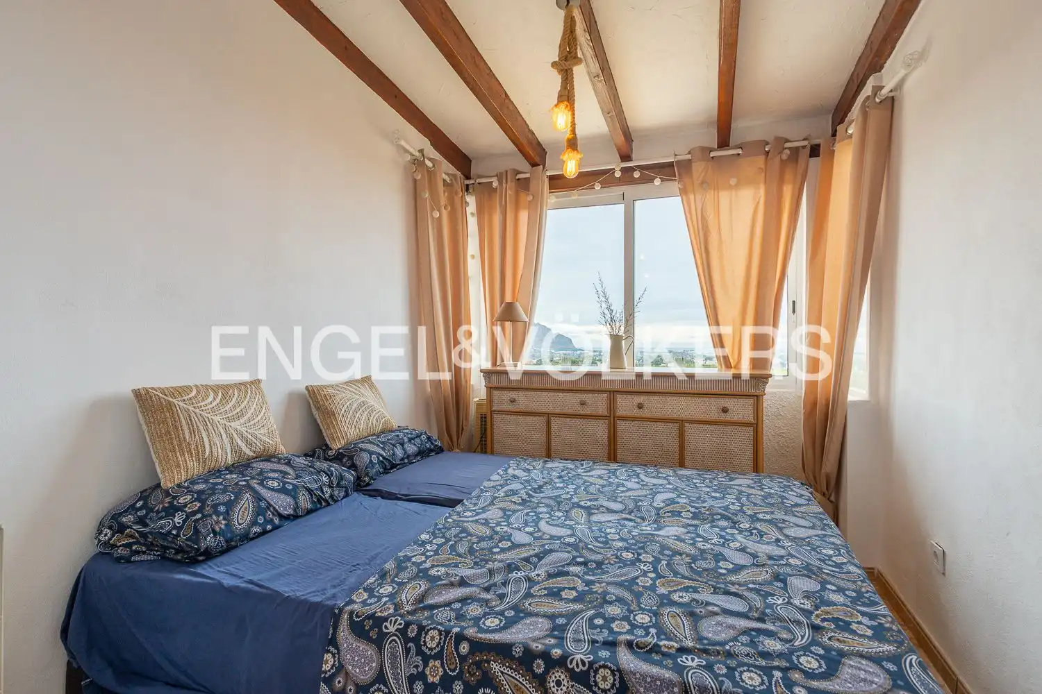 Bedroom of Houses for sale in Pedreguer  with Air Conditioner, Heating and Private garden
