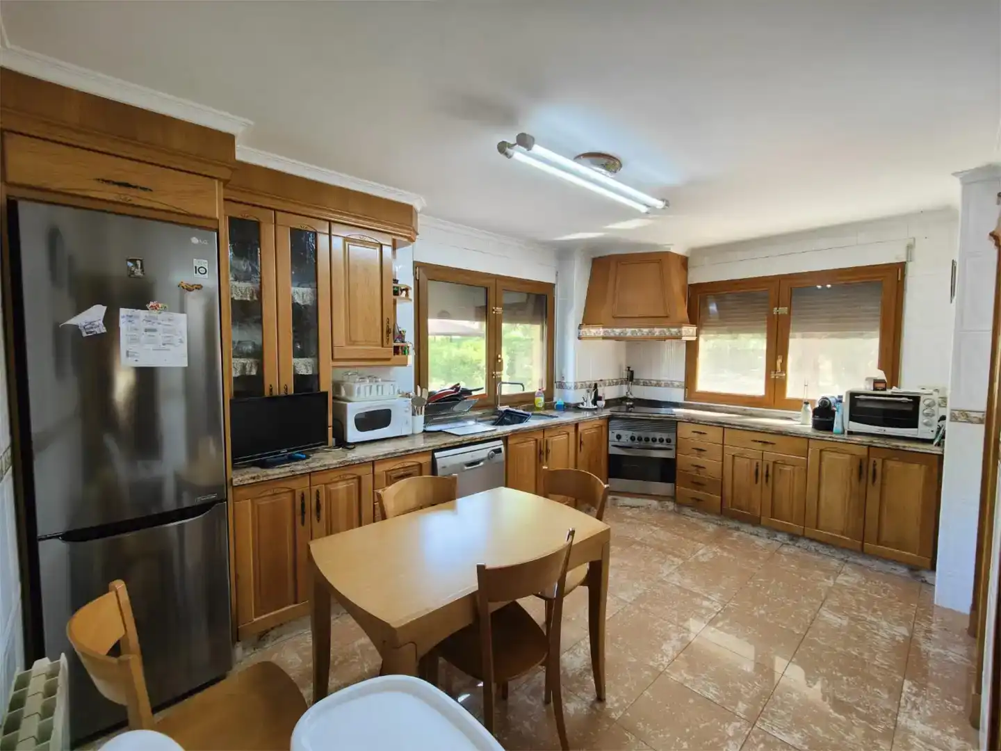 Cocina de Casa o chalet en venta en Banyeres de Mariola con Aire acondicionado, Piscina y Balcón