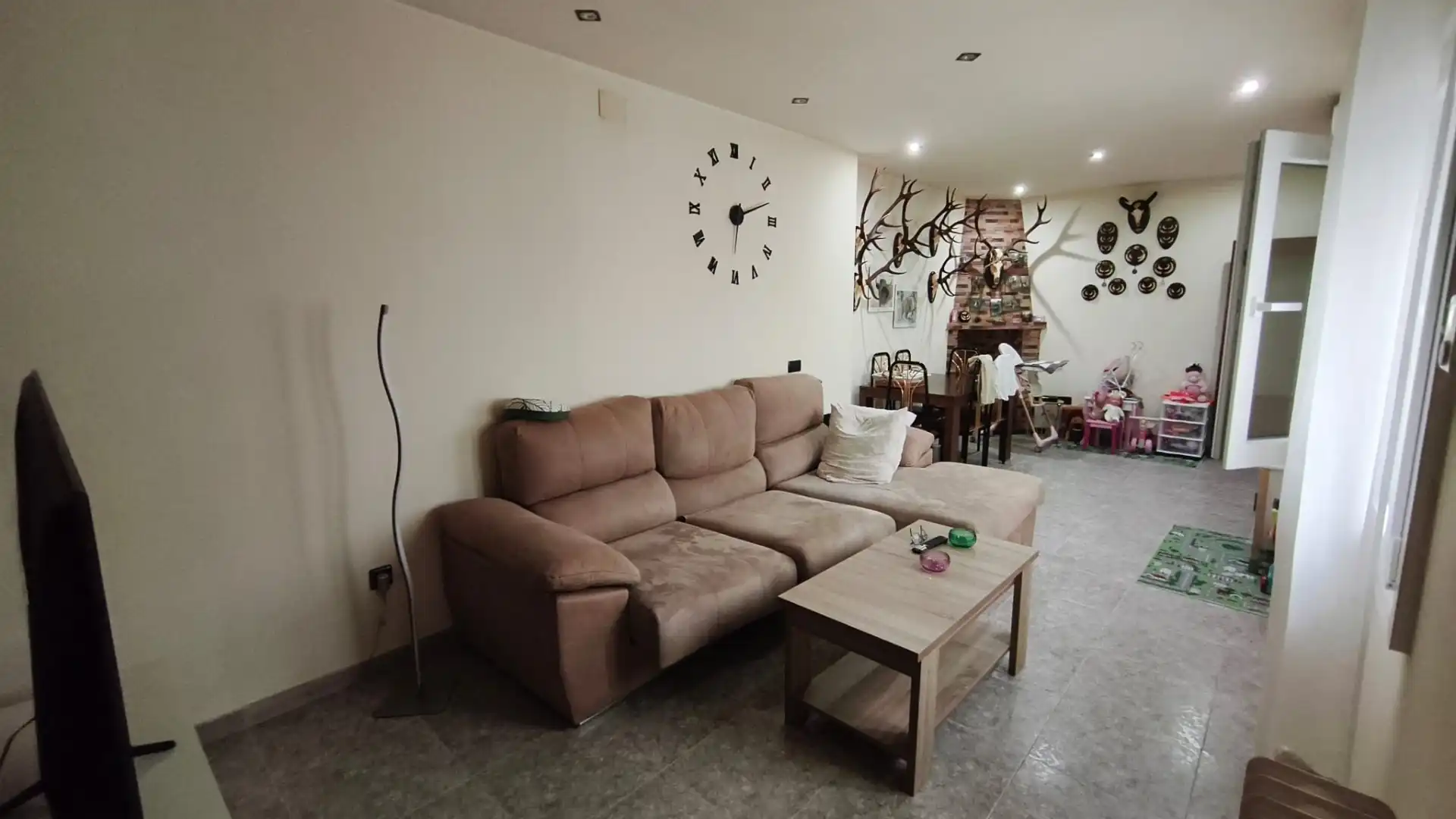 Sala de estar de Casa o chalet en venta en Puertollano con Calefacción, Terraza y Amueblado