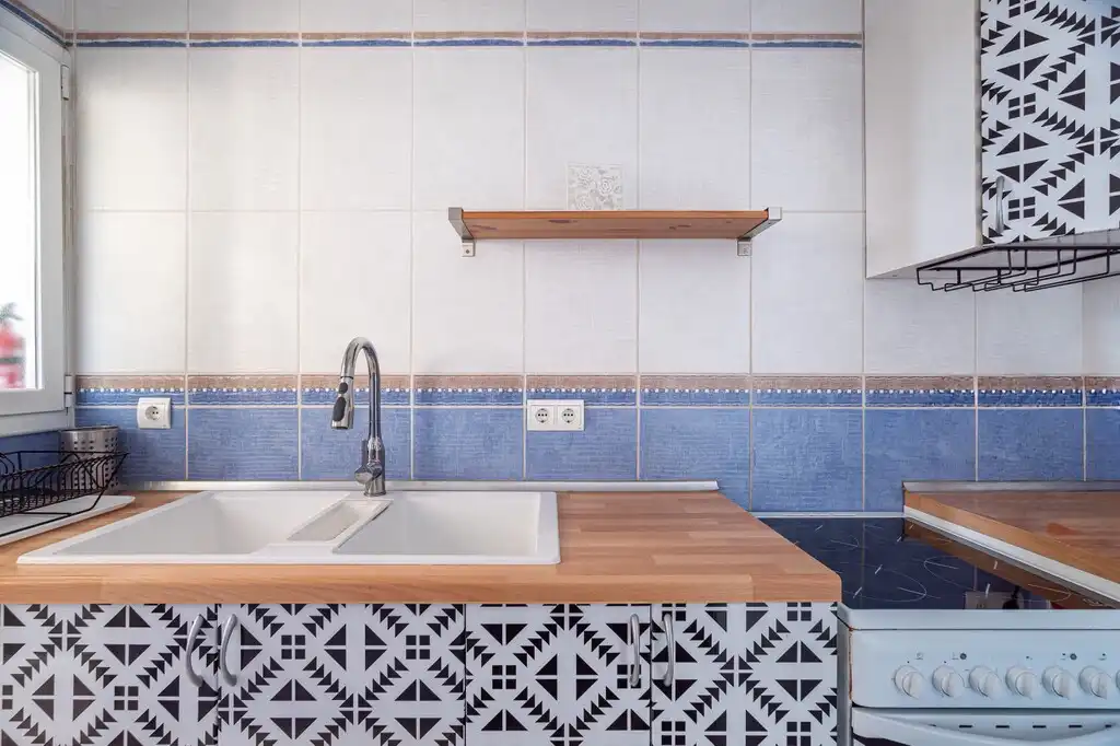 Cocina de Ático en venta en Sant Pere de Ribes con Aire acondicionado, Terraza y Amueblado