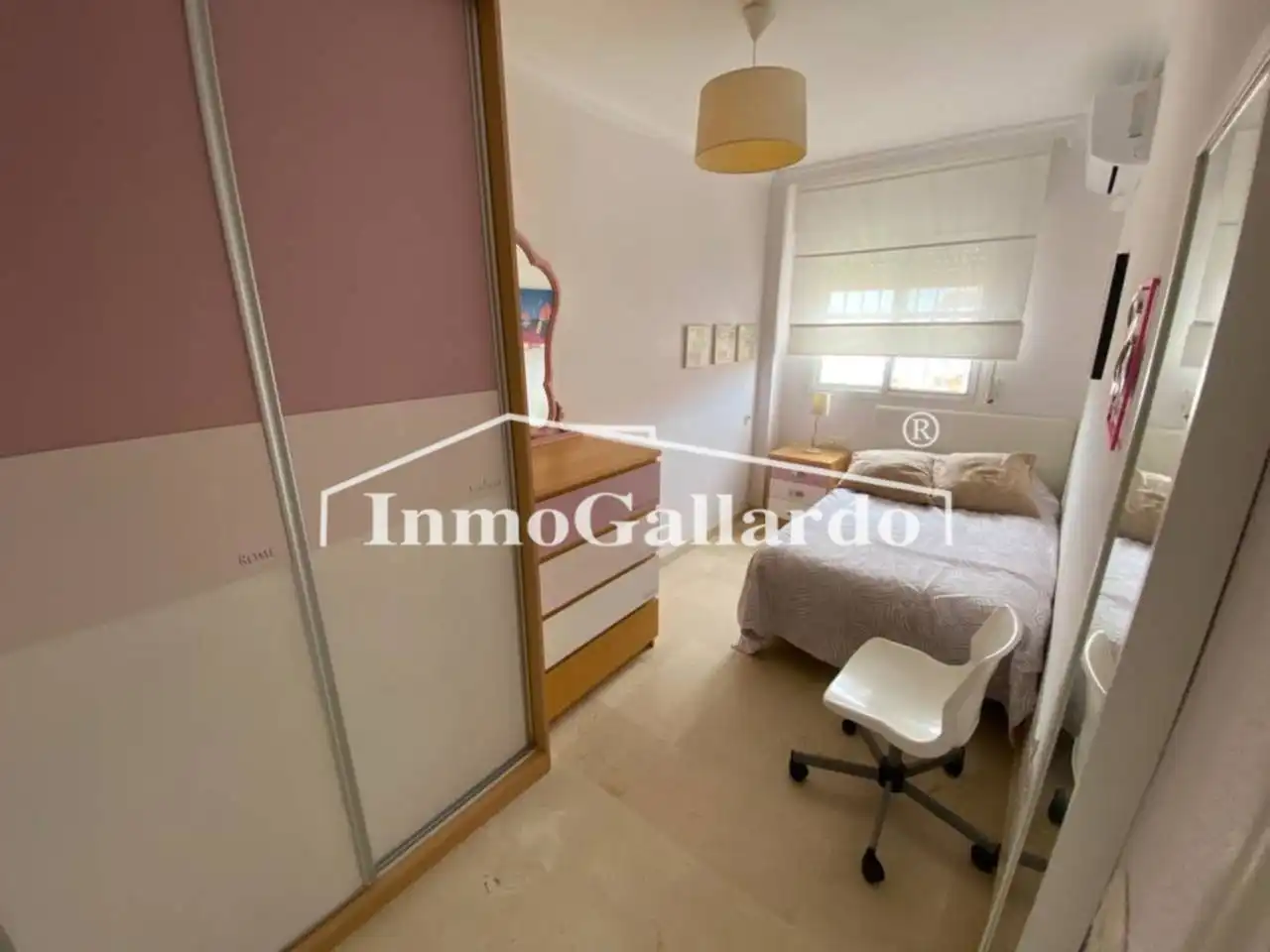 Schlafzimmer von Haus oder Chalet zur Miete in Rincón de la Victoria mit Klimaanlage, Privatgarten und Terrasse