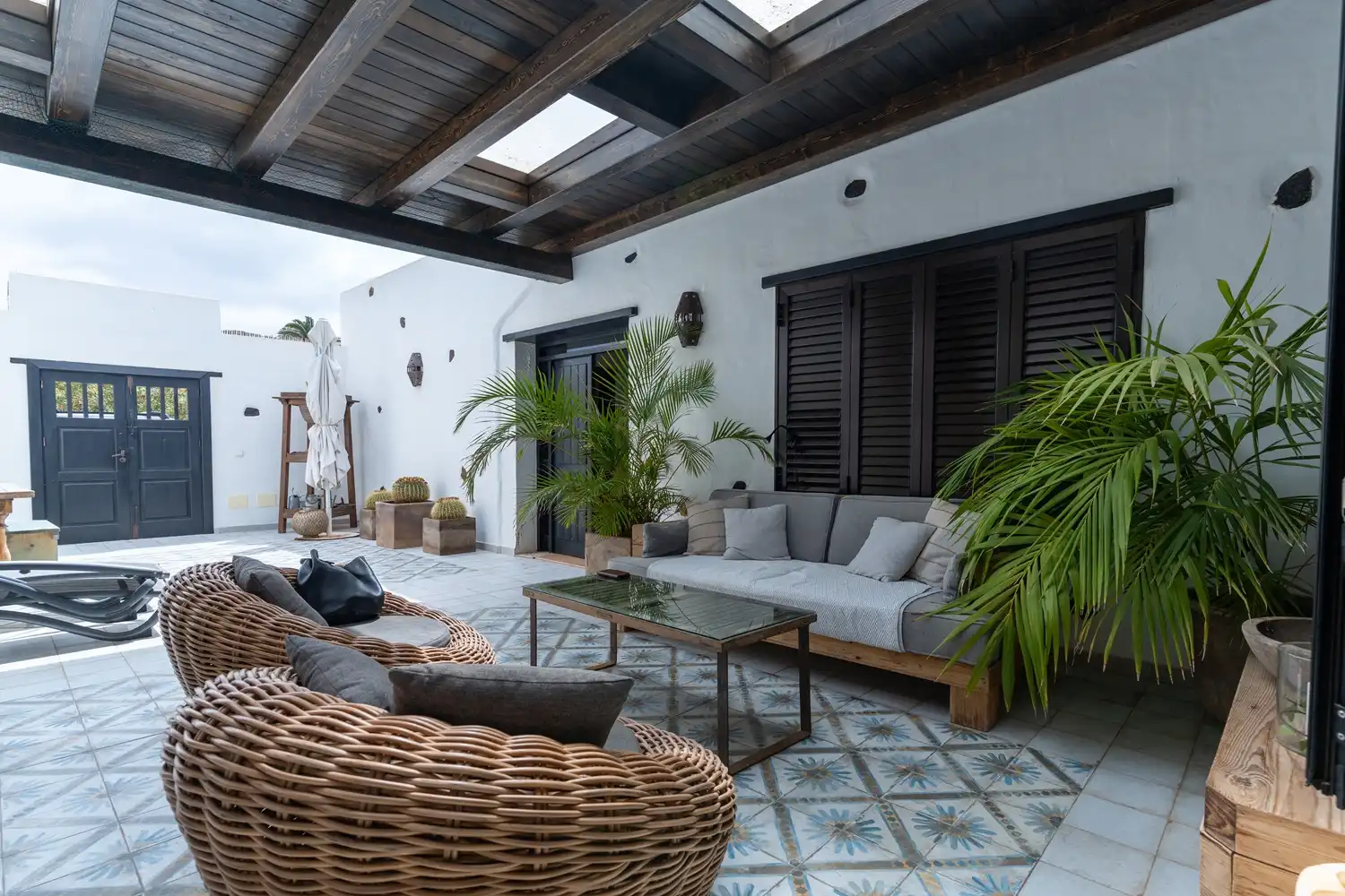 Terrace of Country homes for sale in Haría pueblo