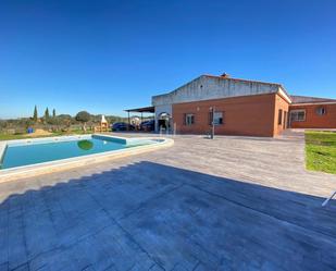 Swimming pool of Country house for sale in Badajoz Capital