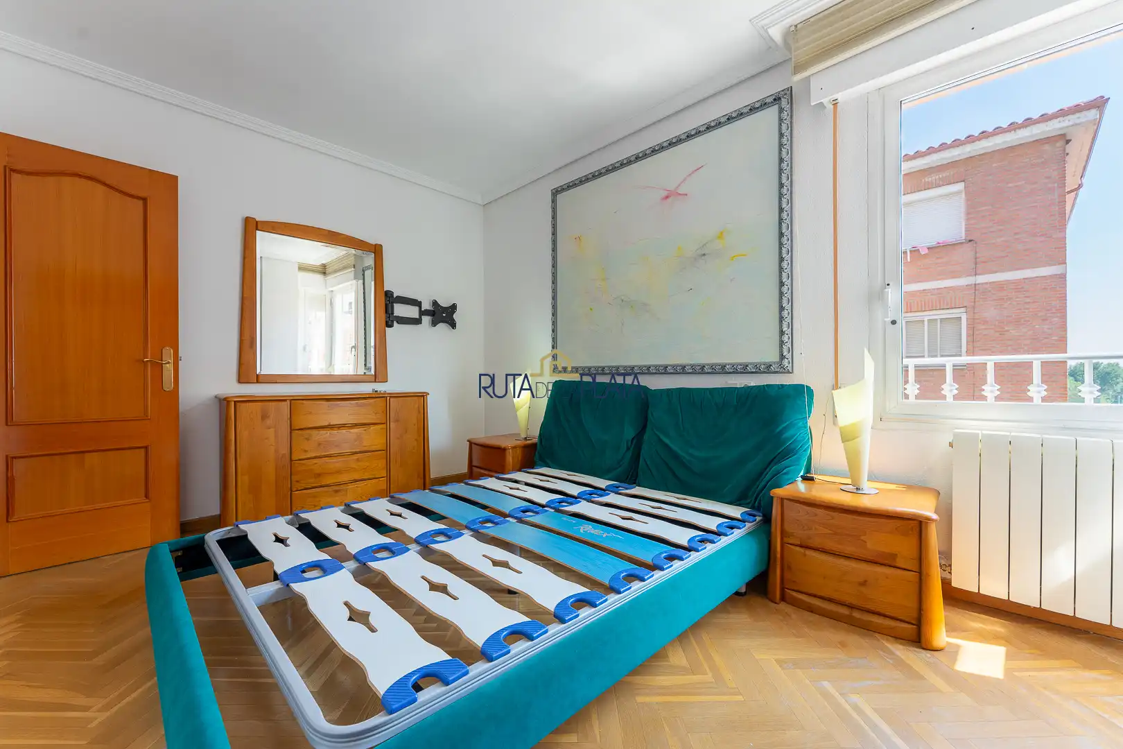 Bedroom of Flat for rent in Zamora Capital   with Heating, Parquet flooring and Terrace