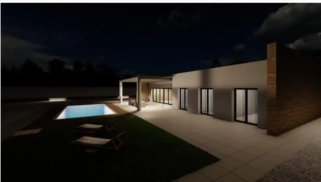 Terraza de Casa o chalet en venta en El Pinós / Pinoso con Calefacción y Piscina
