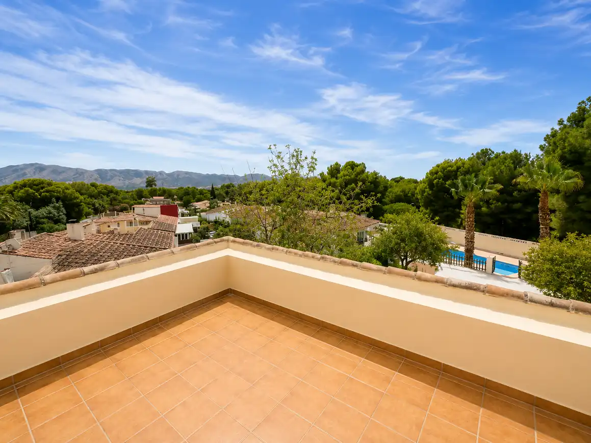 Terrace of Houses for rent in La Nucia  with Air Conditioner, Terrace and Swimming Pool