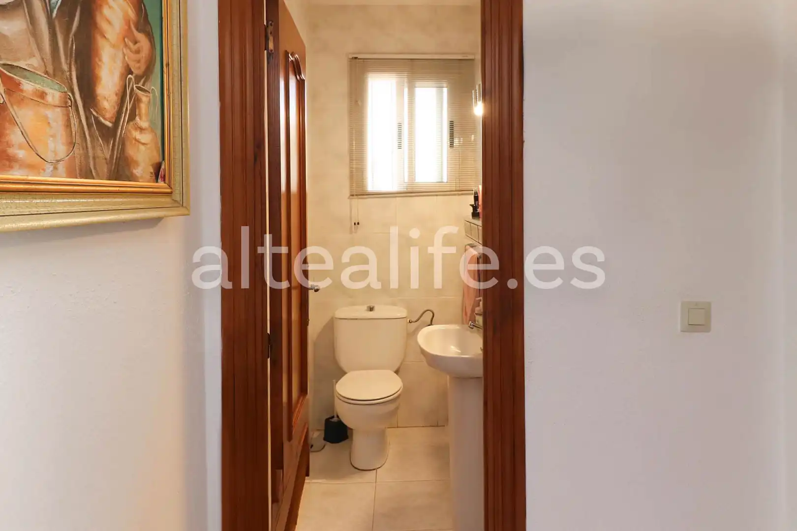 Bathroom of Houses for sale in L'Alfàs del Pi  with Air Conditioner, Private garden and Terrace