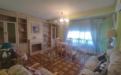 Living room of Flat for sale in  Madrid Capital  with Air Conditioner, Heating and Private garden