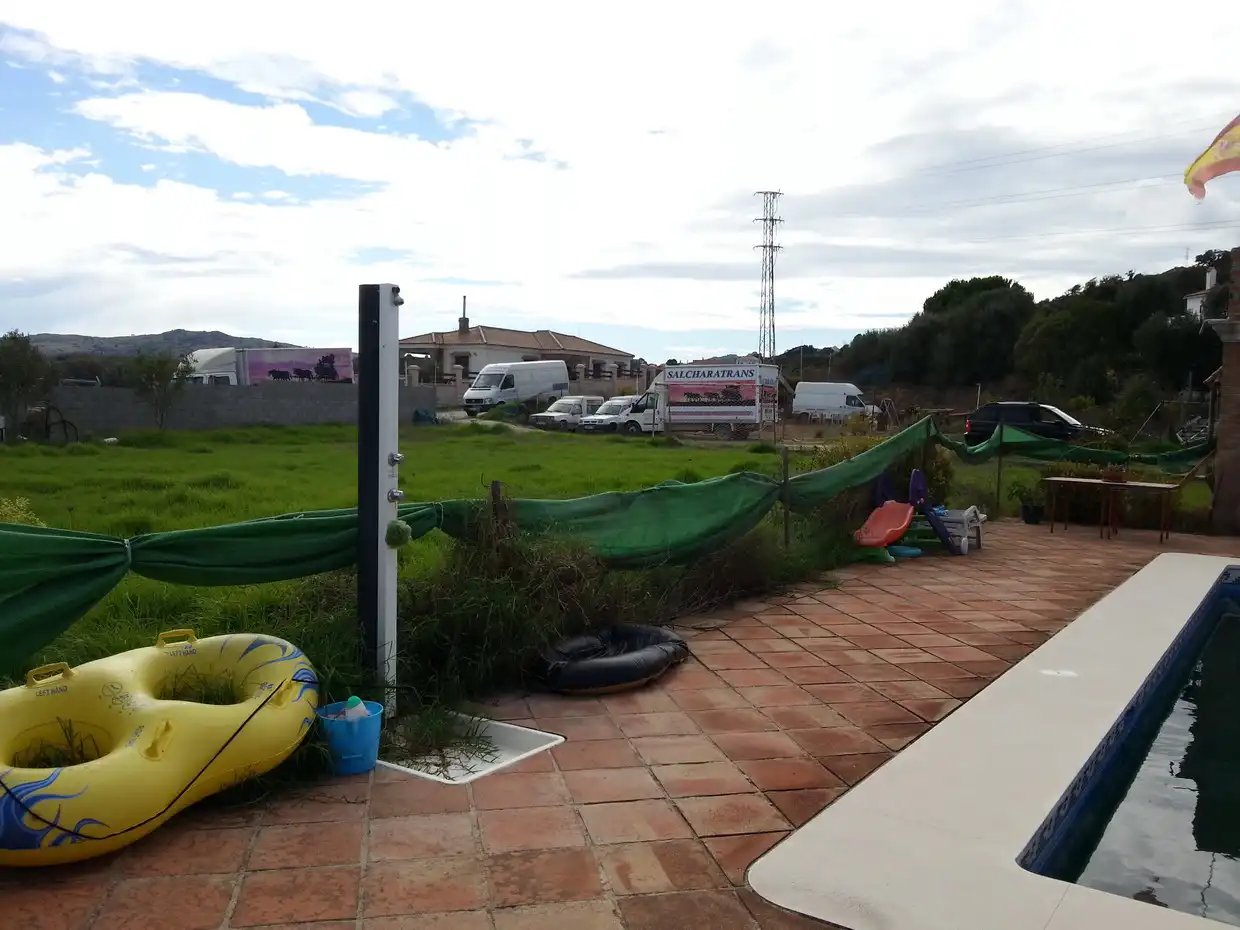 Parking of Houses for sale in Algeciras  with Private garden and Swimming Pool