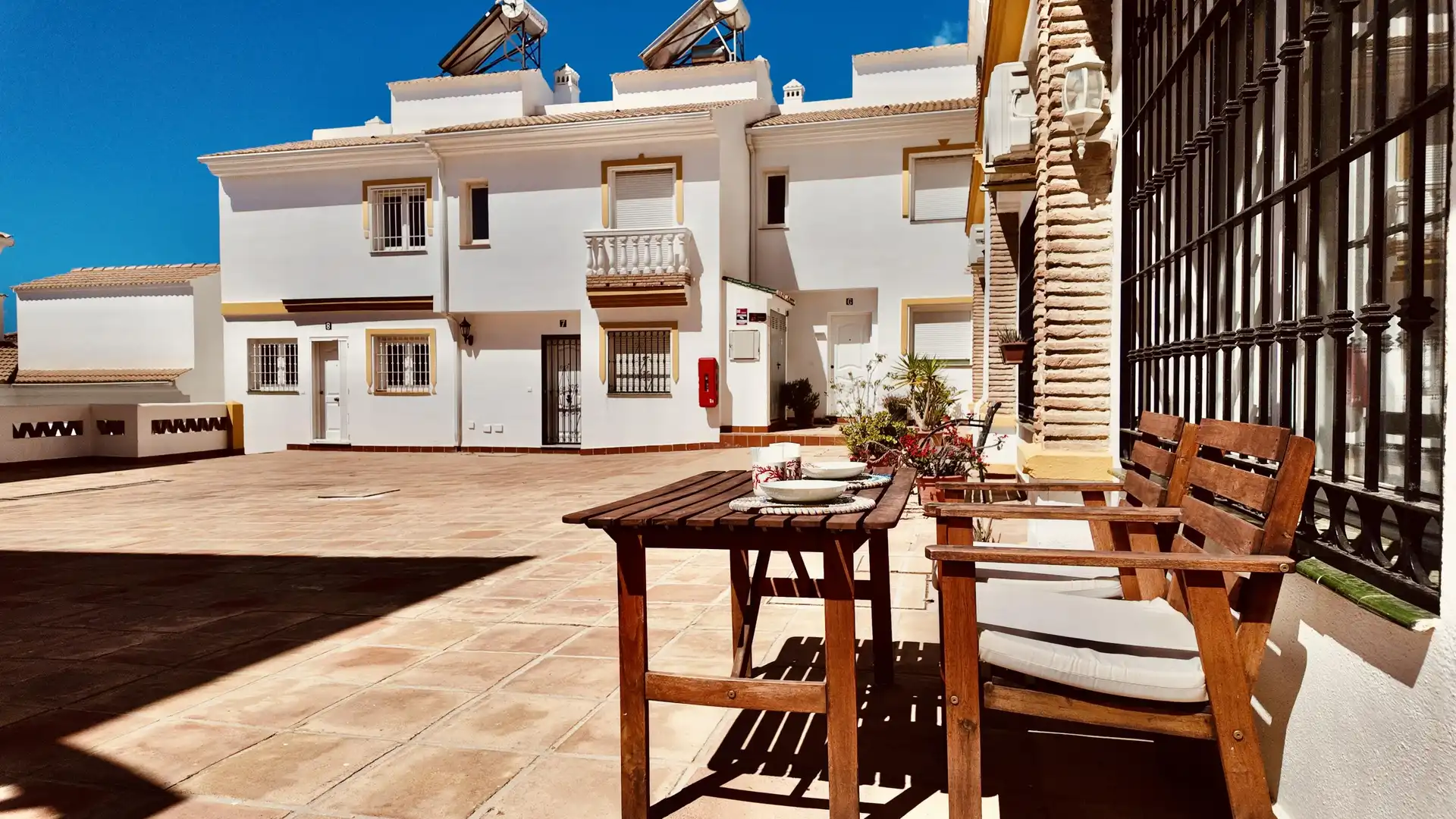 Terrassa de Apartament en venda en Benalmádena amb Aire condicionat, Calefacció i Jardí privat