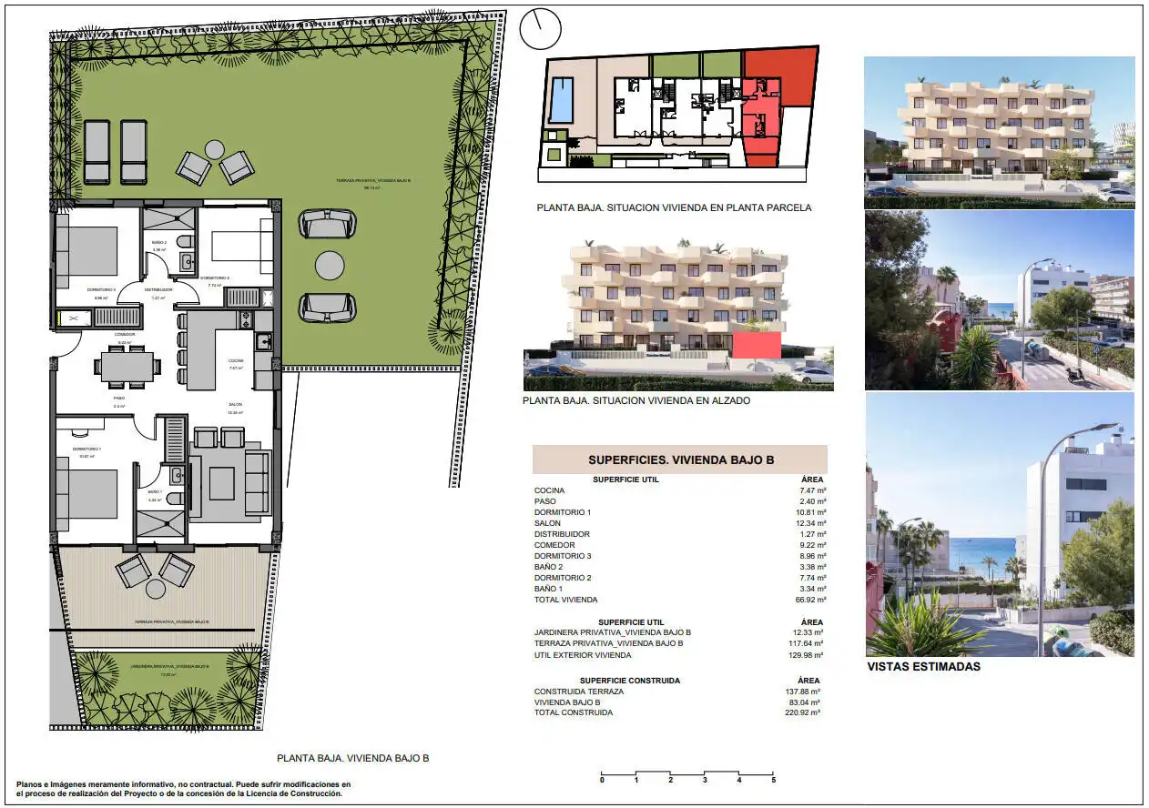 Apartment with terrace for sale in Playa Muchavista, imagen 24