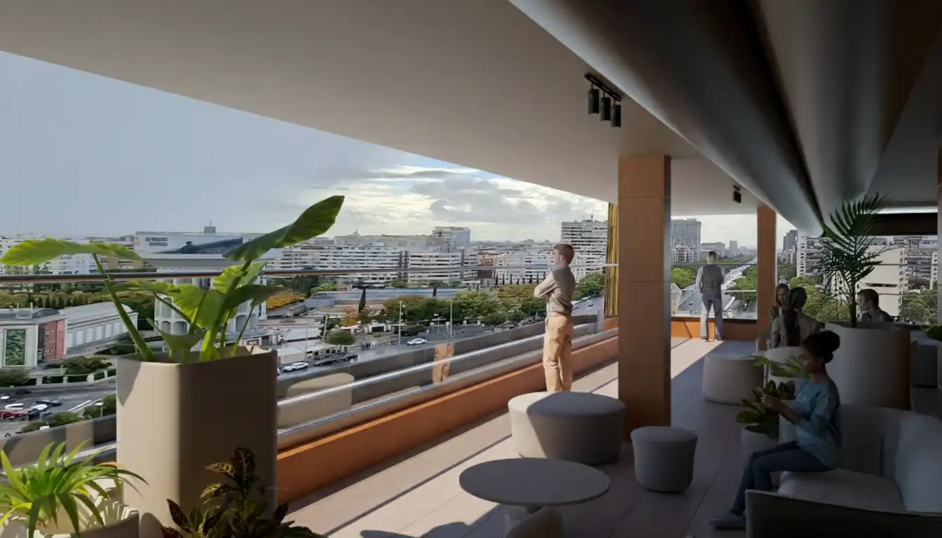 Terrace of Study for rent in Madrid  with Storage room
