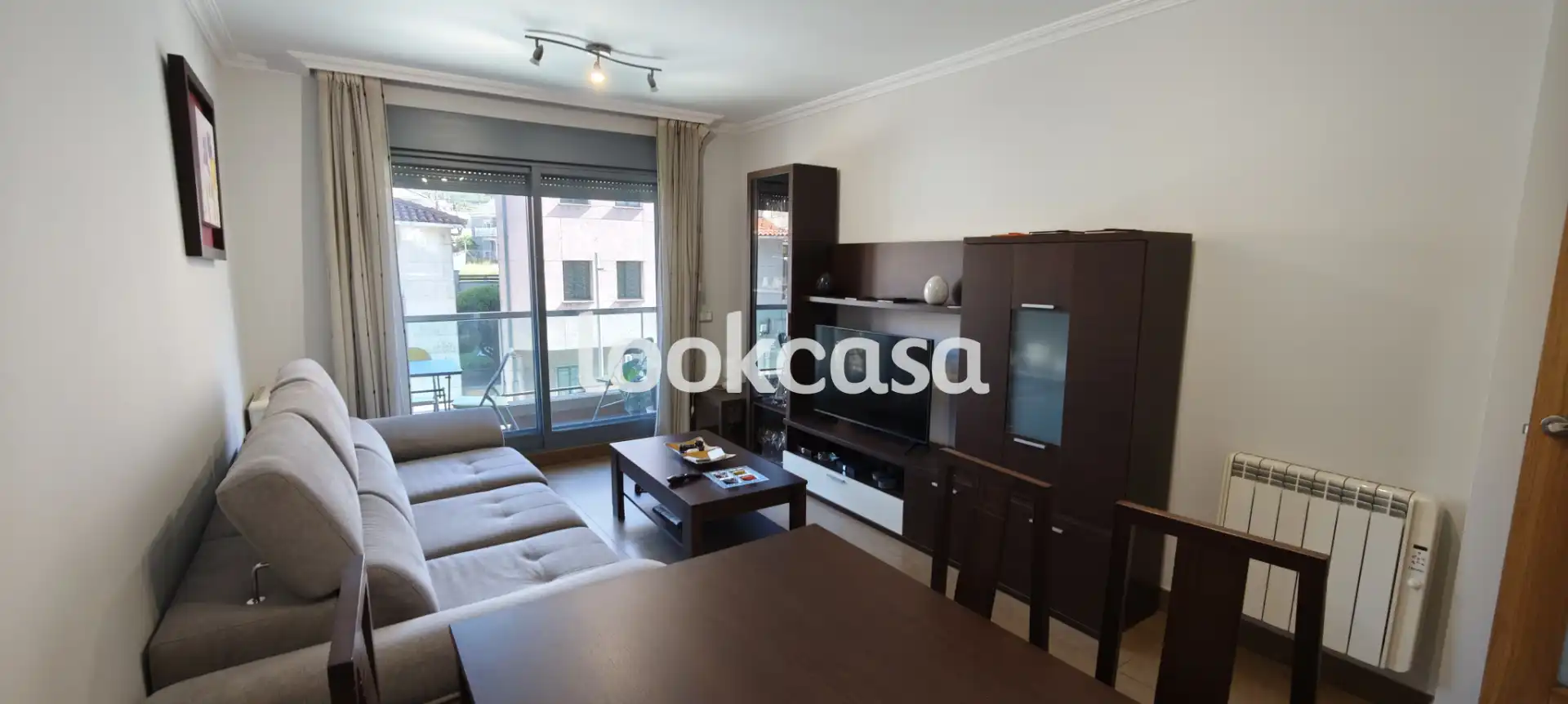 Living room of Flat for sale in Sanxenxo  with Heating, Parquet flooring and Terrace
