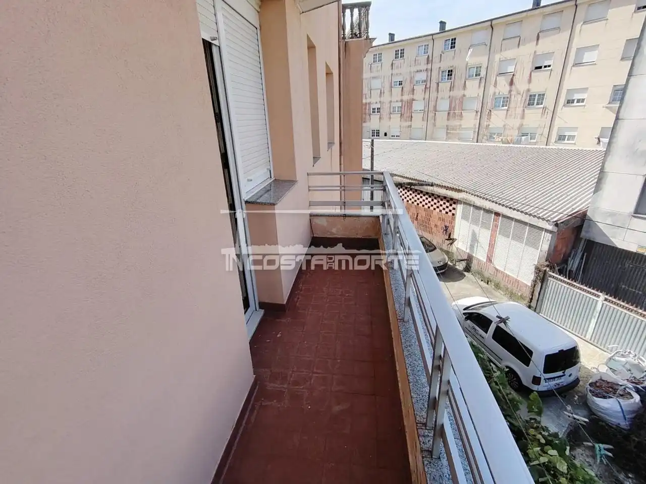 Terraza de Piso de alquiler en Cee con Amueblado