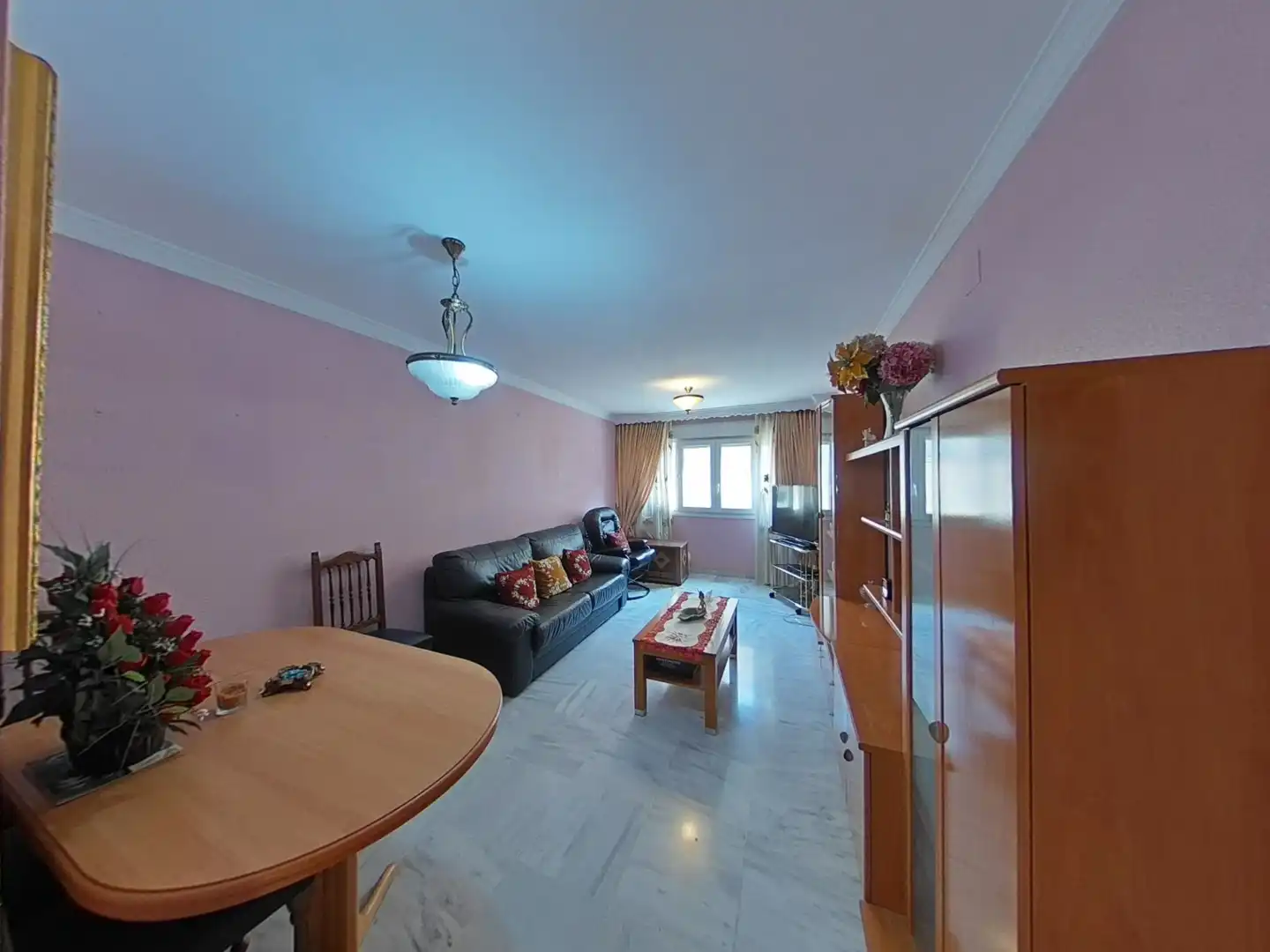 Living room of Flat for sale in Málaga Capital  with Air Conditioner, Furnished and Balcony