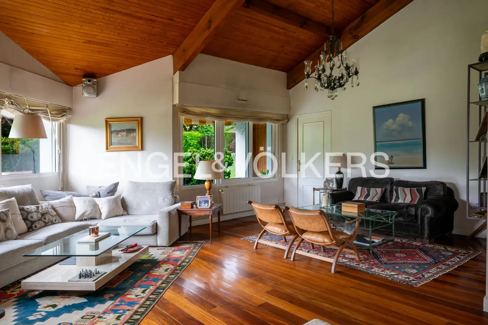 Sala de estar de Casa o chalet en venta en Ascain con Calefacción, Jardín privado y Terraza