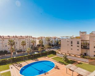 Vista exterior de Apartament en venda en Sitges amb Aire condicionat, Terrassa i Piscina