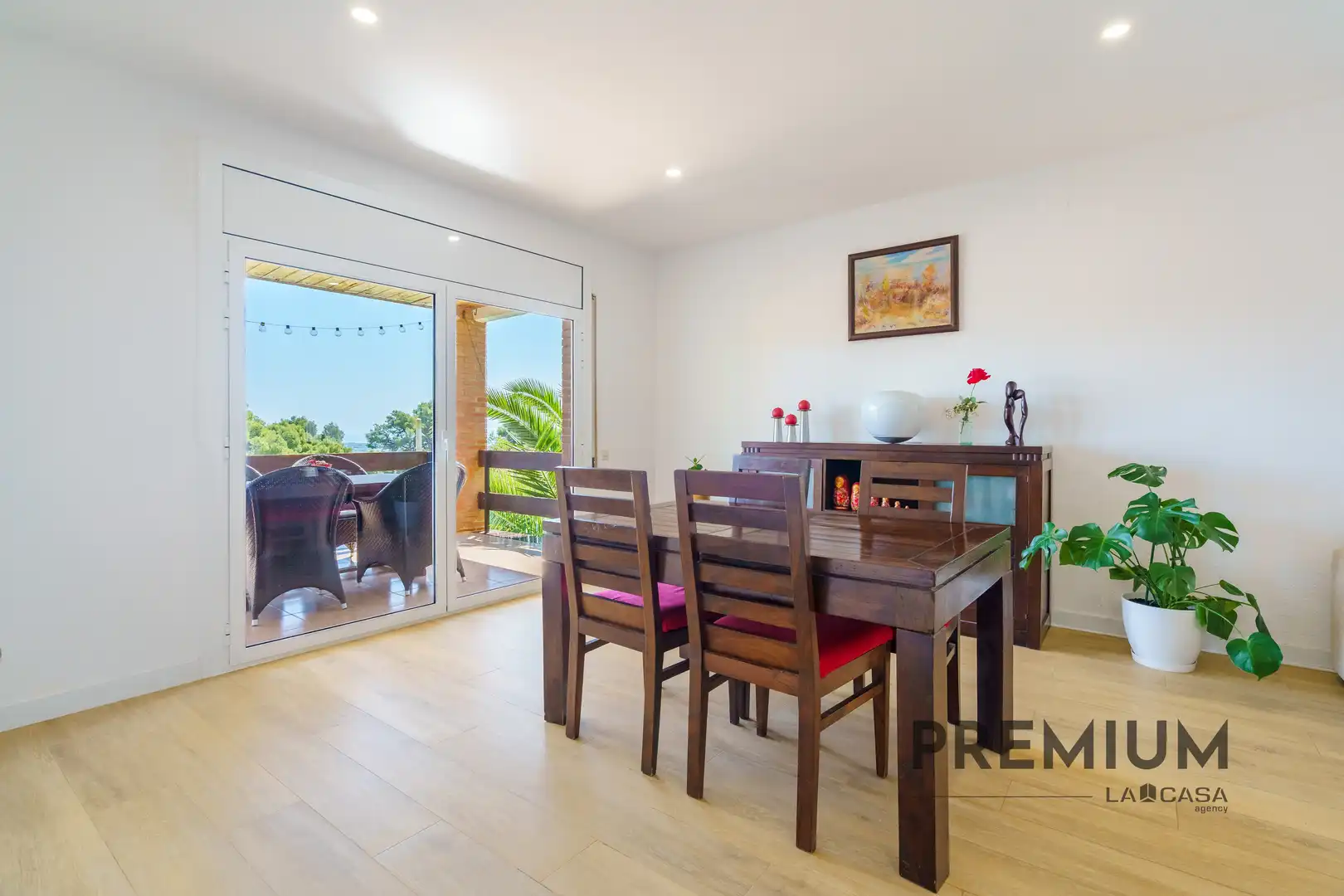 Dining room of Houses for sale in Castelldefels  with Heating, Storage room and Swimming Pool