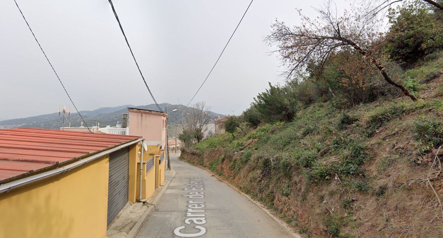 Exterior view of Single-family semi-detached for sale in  Barcelona Capital