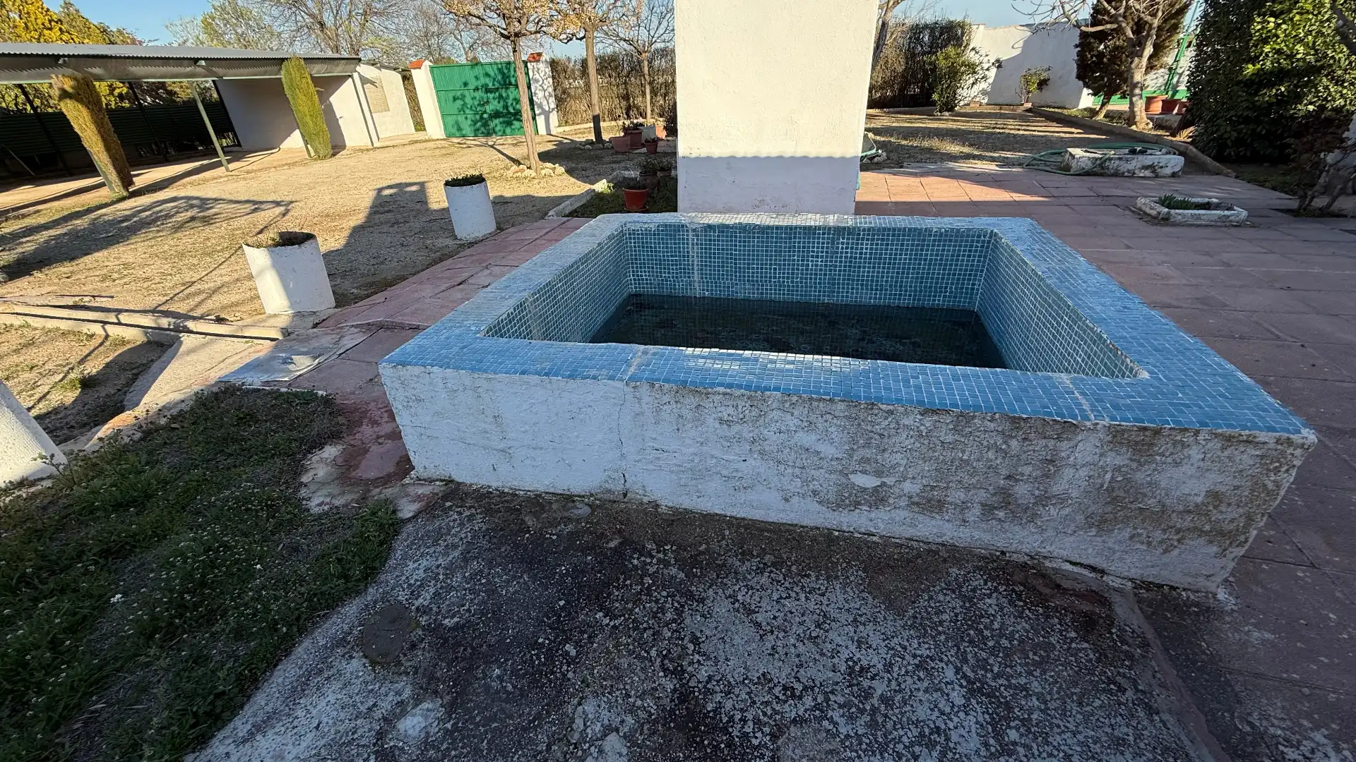 Piscina de Casa o xalet en venda en Barrax amb Calefacció, Piscina i Moblat