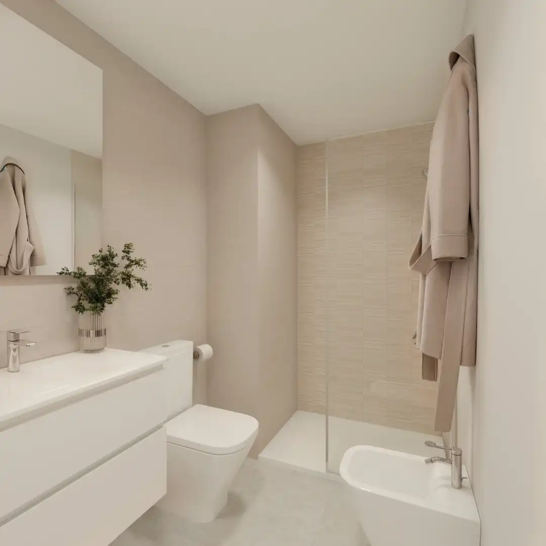 Baño de Piso en venta en Sevilla con Terraza, Trastero y Piscina comunitaria