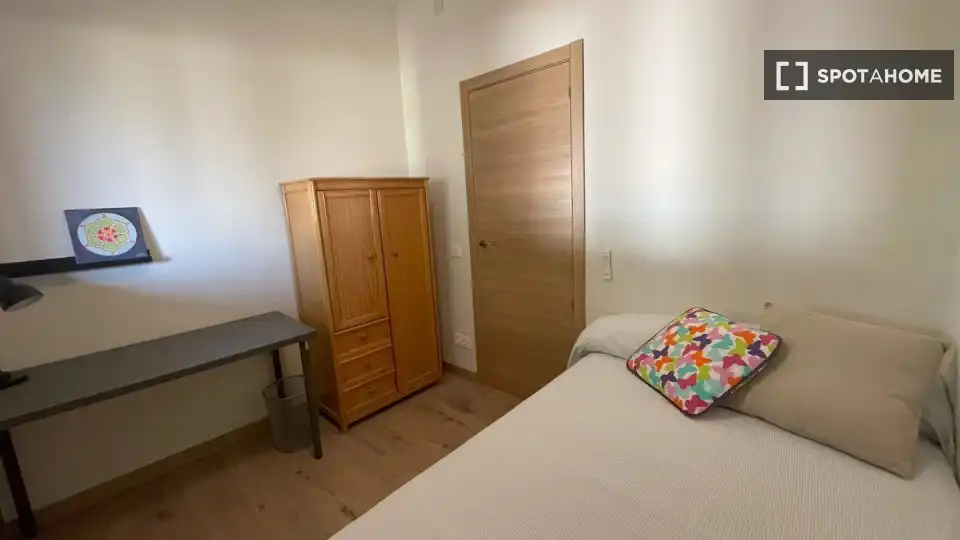 Bedroom of Apartments for share in Bétera  with Air Conditioner, Terrace and Furnished