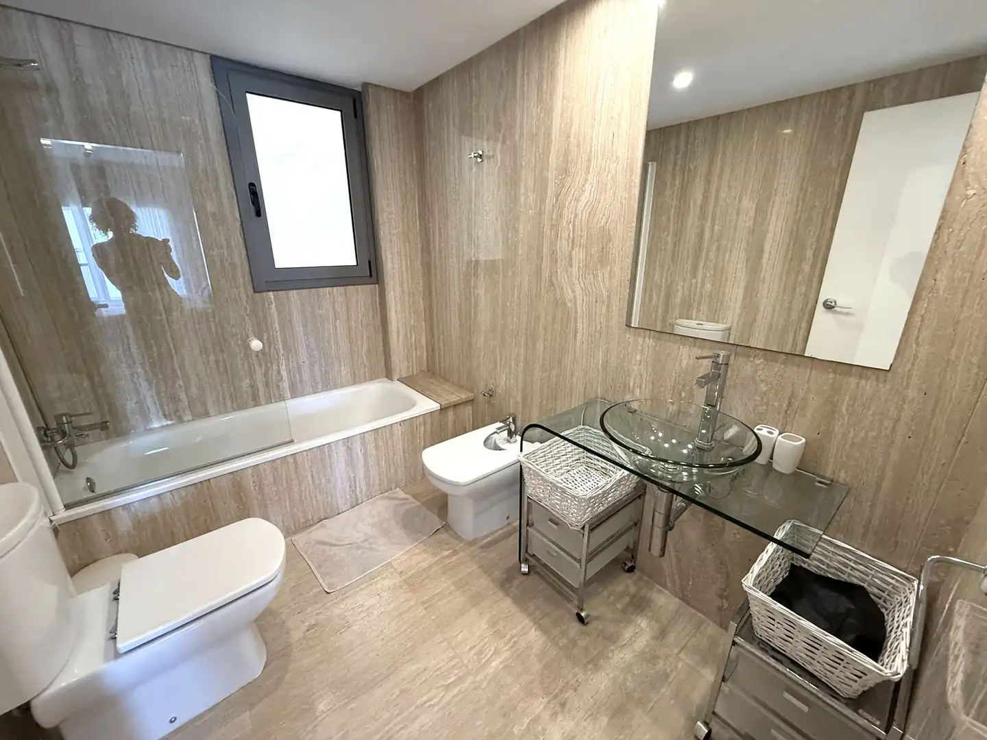 Bathroom of Apartments for sale in Eivissa  with Air Conditioner, Heating and Terrace