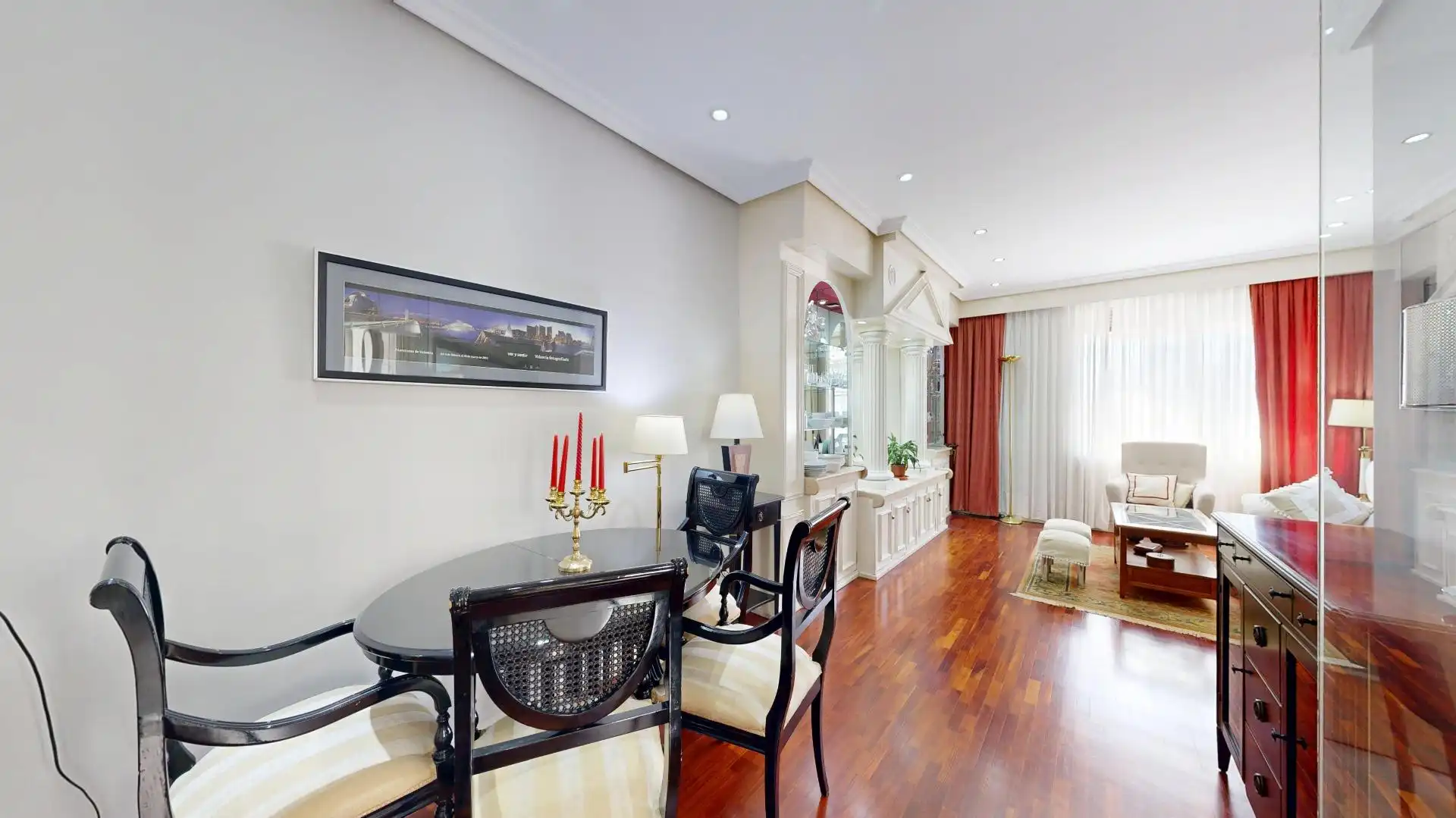 Sala d'estar de Pis en venda en  Valencia Capital amb Aire condicionat, Parquet i Traster