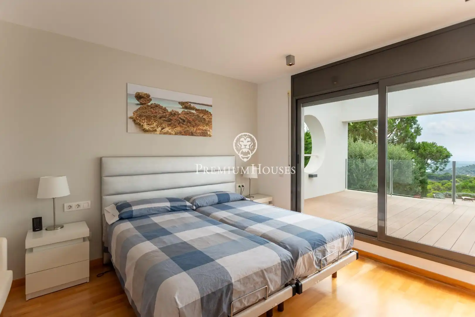 Dormitori de Casa o xalet en venda en Sant Andreu de Llavaneres amb Aire condicionat, Calefacció i Jardí privat