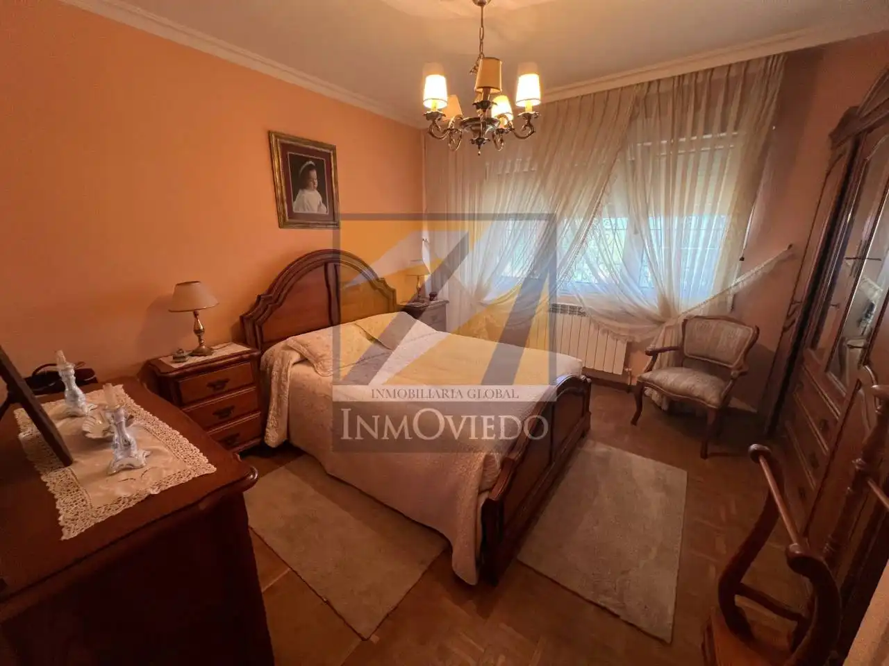 Dormitori de Casa o xalet en venda en Carreño amb Calefacció, Jardí privat i Parquet