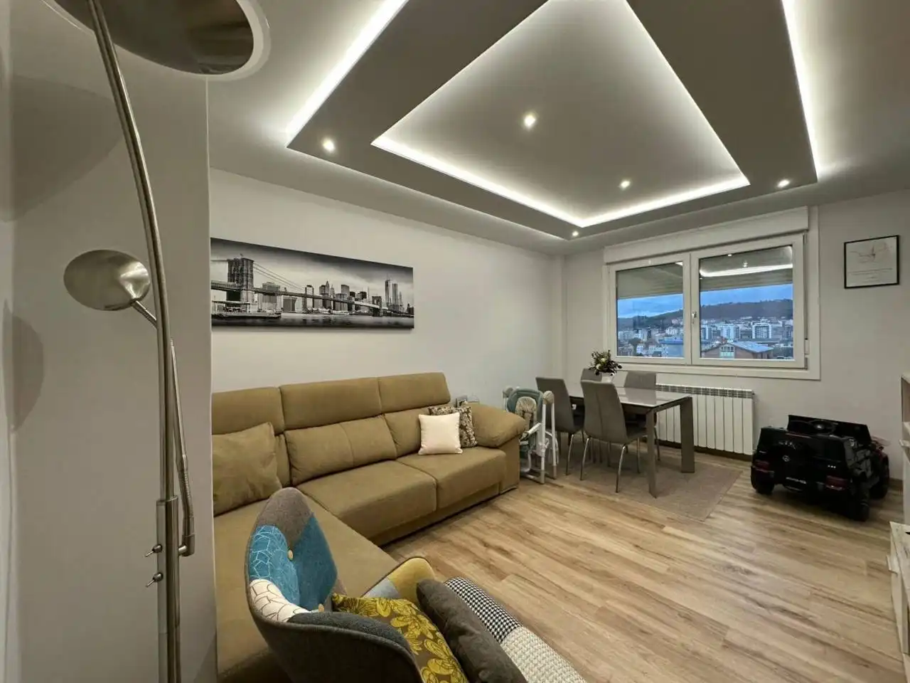 Sala de estar de Piso en venta en Ourense Capital  con Calefacción, Trastero y Balcón