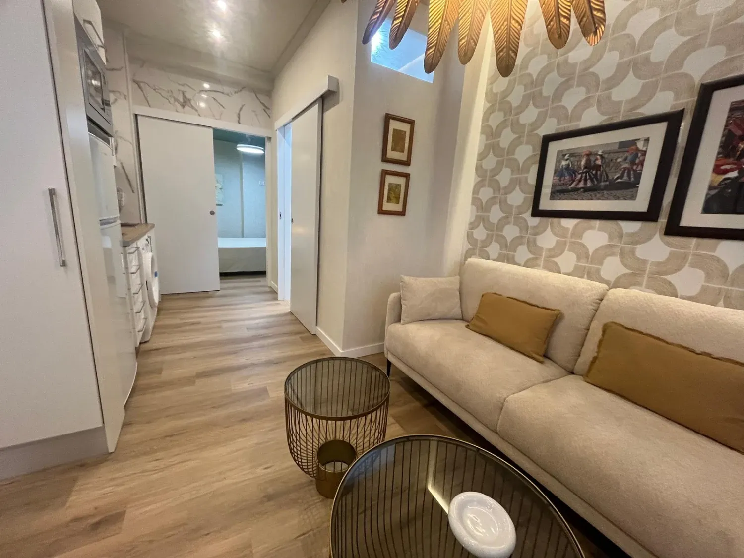 Living room of Apartments for rent in Málaga Capital  with Air Conditioner and Furnished