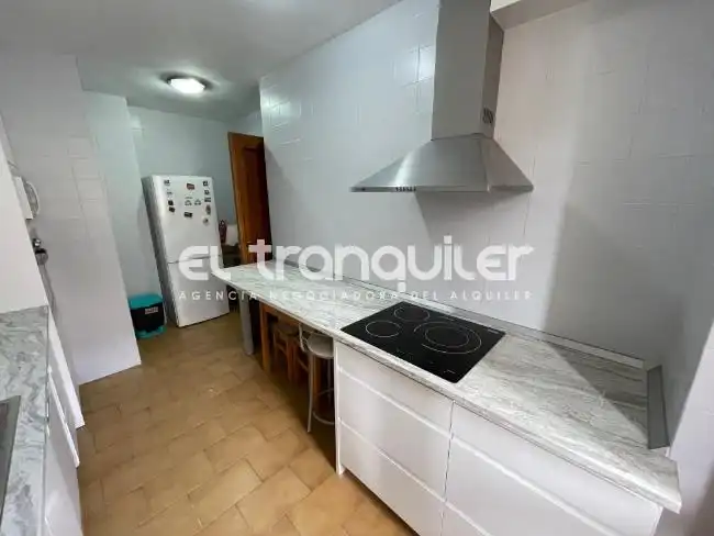 Kitchen of Flat for rent in Leganés  with Parquet flooring, Terrace and Furnished