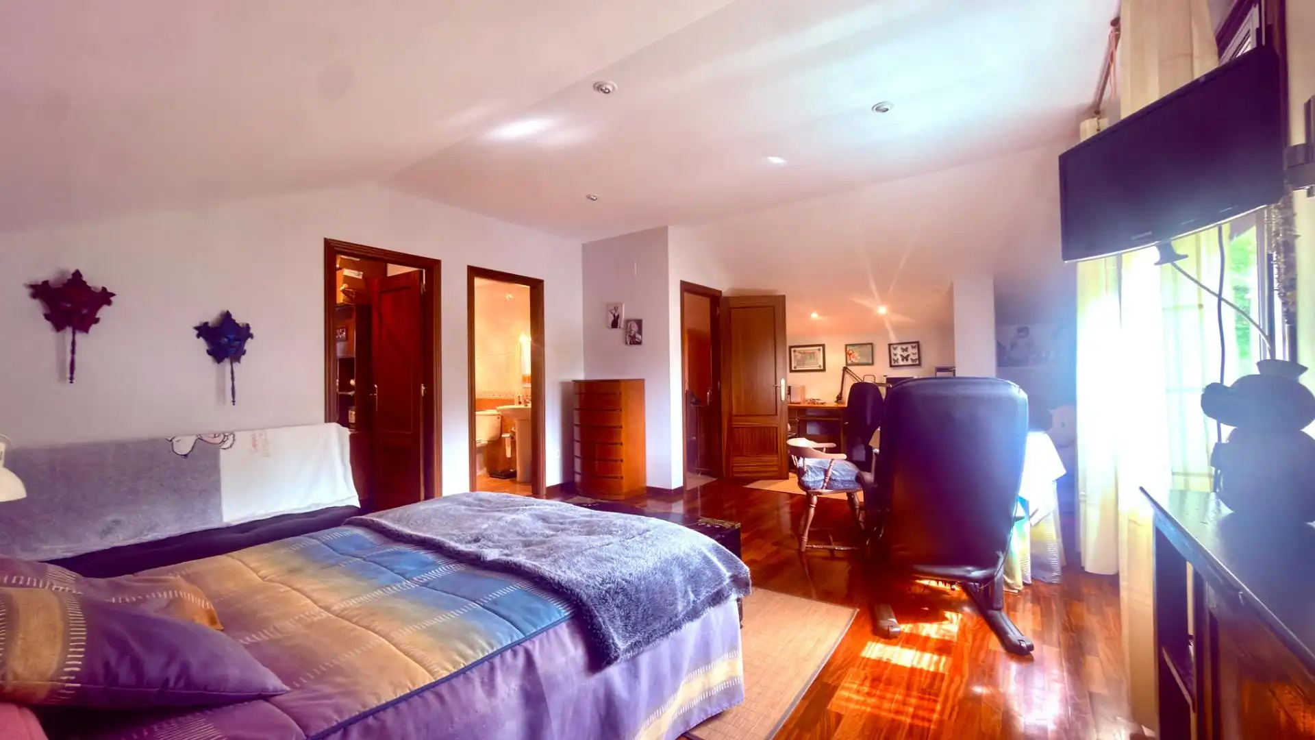 Bedroom of Houses for sale in Esgos  with Private garden, Parquet flooring and Furnished