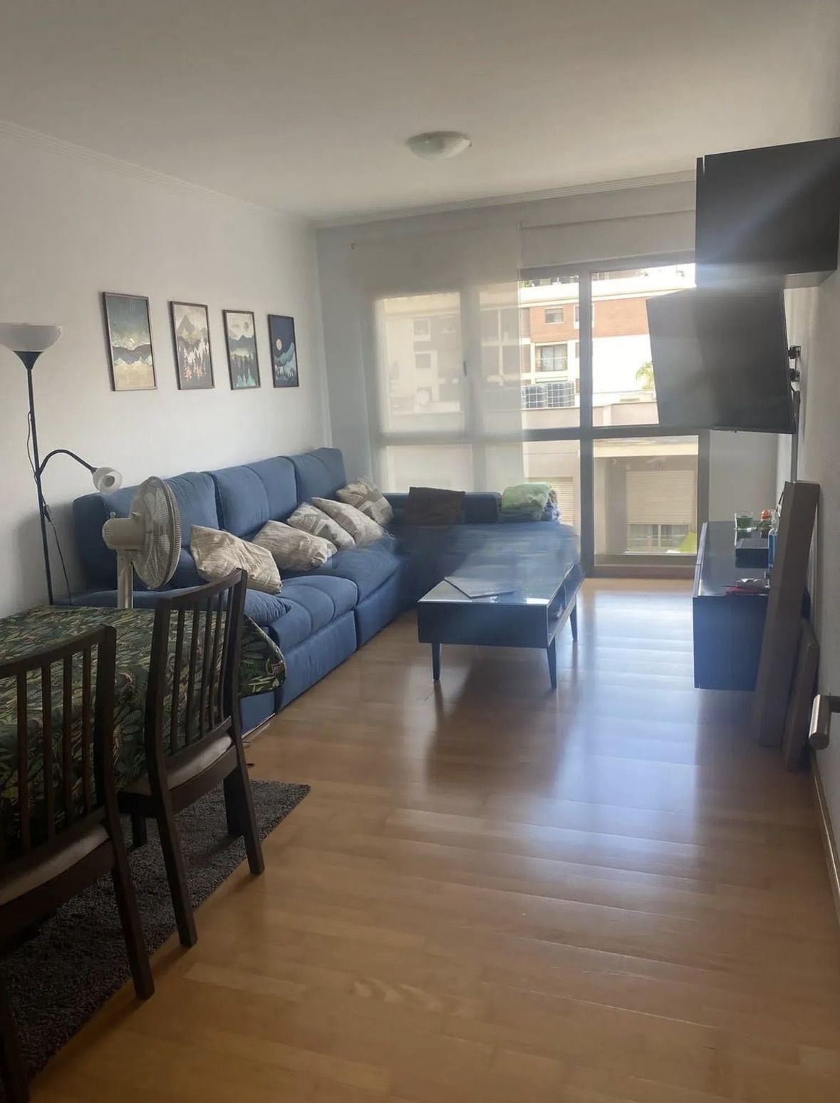 Sala de estar de Piso de alquiler en  Murcia Capital con Aire acondicionado, Calefacción y Trastero