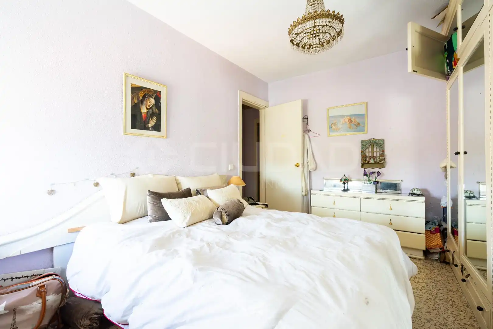 Bedroom of Flat for sale in Sevilla  with Balcony