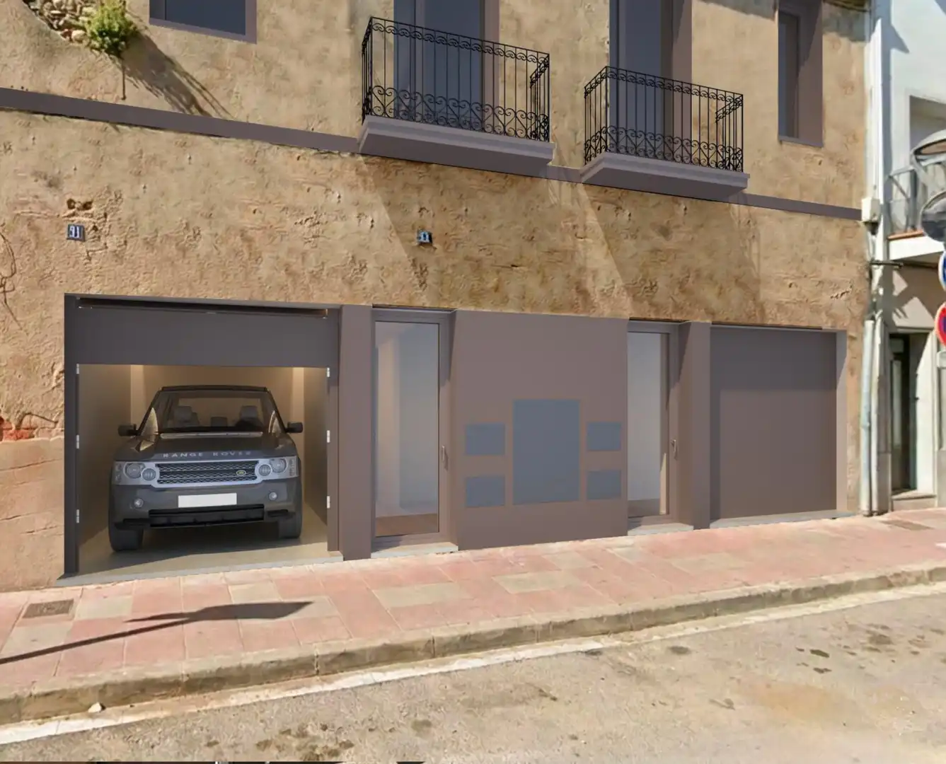 Parking de Casa adosada en venta en Sant Celoni con Calefacción, Terraza y Horno