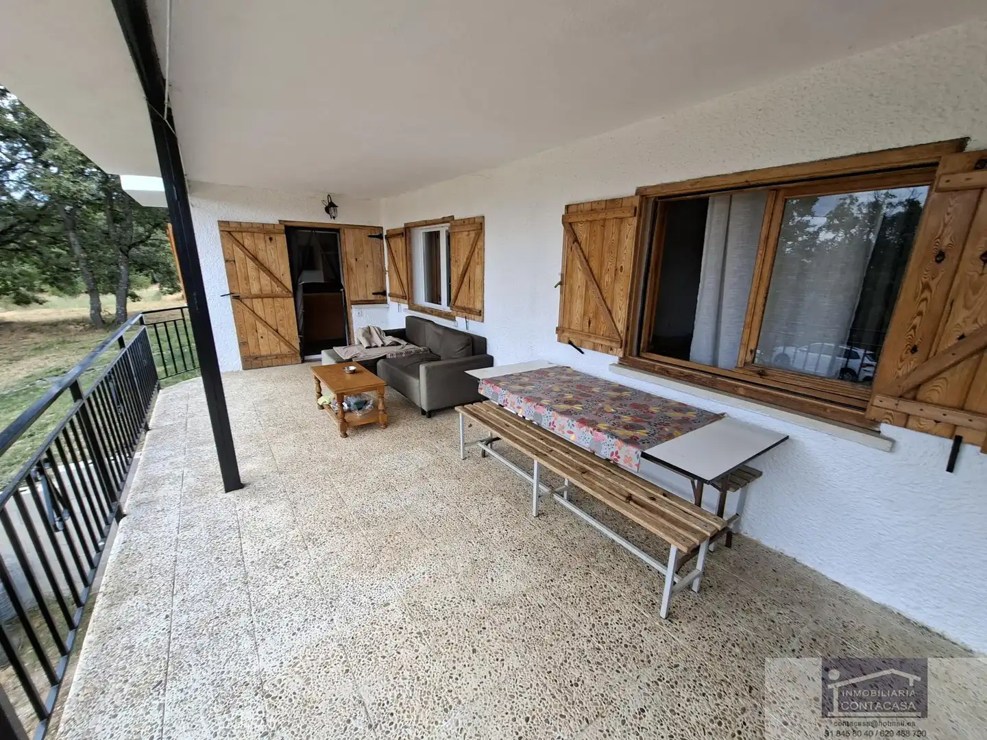 Terrassa de Finca rústica en venda en Bustarviejo amb Calefacció i Terrassa