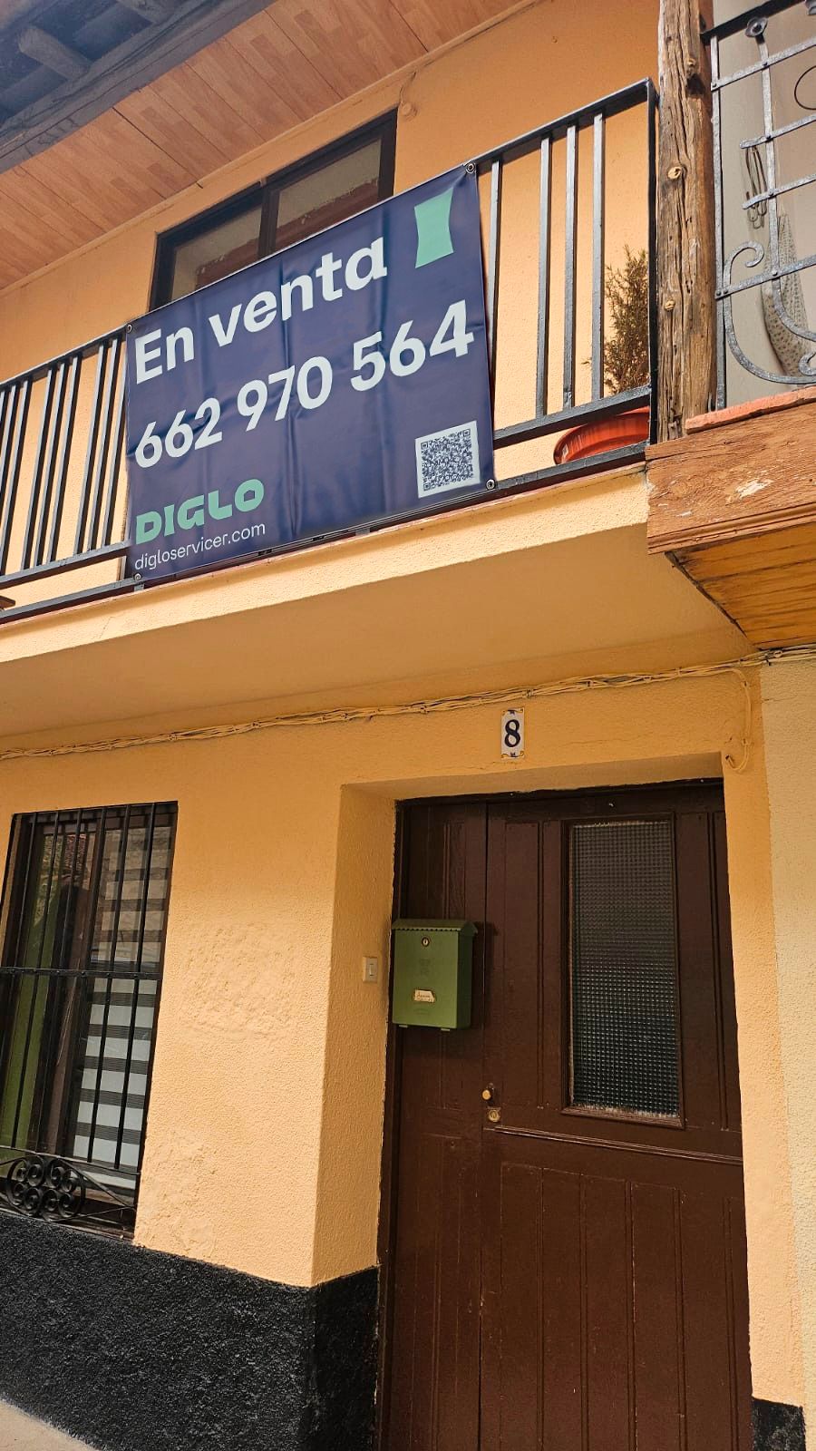 Exterior view of House or chalet for sale in Turégano  with Terrace and Balcony