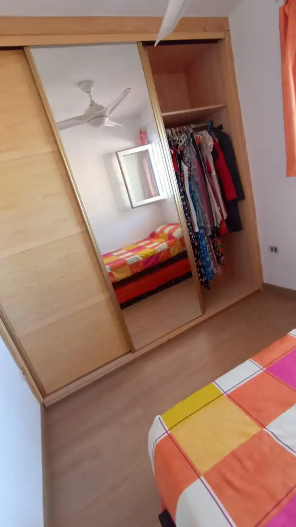 Schlafzimmer von Wohnungen zum Verkauf in Roquetas de Mar mit Klimaanlage, Parkett und Terrasse