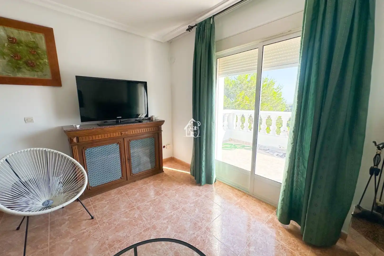 Wohnzimmer von Country house zur Miete in Pilar de la Horadada mit Privatgarten, Terrasse und Abstellraum