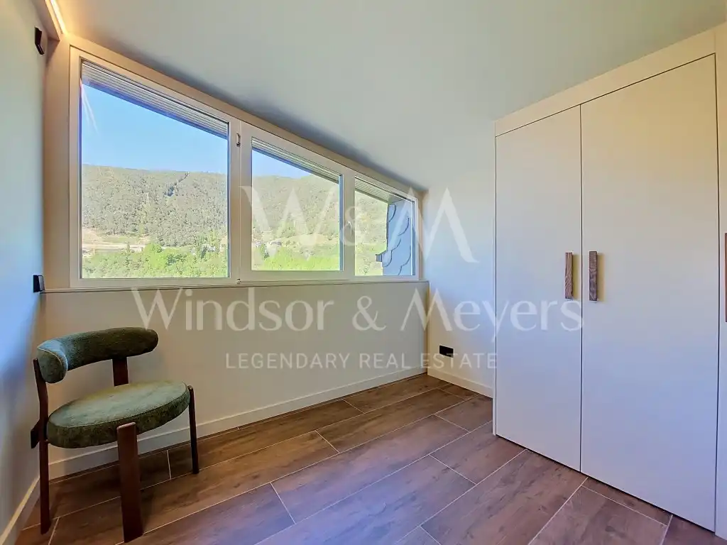 Schlafzimmer von Dachboden zur Miete in La Massana mit Heizung, Möbliert und Ofen