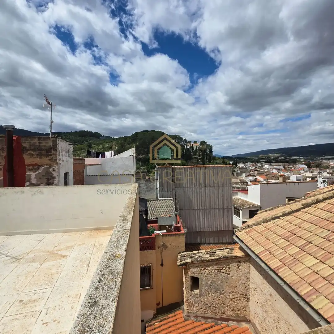 Vista exterior de Casa o xalet en venda en Mogente / Moixent amb Aire condicionat, Terrassa i Traster