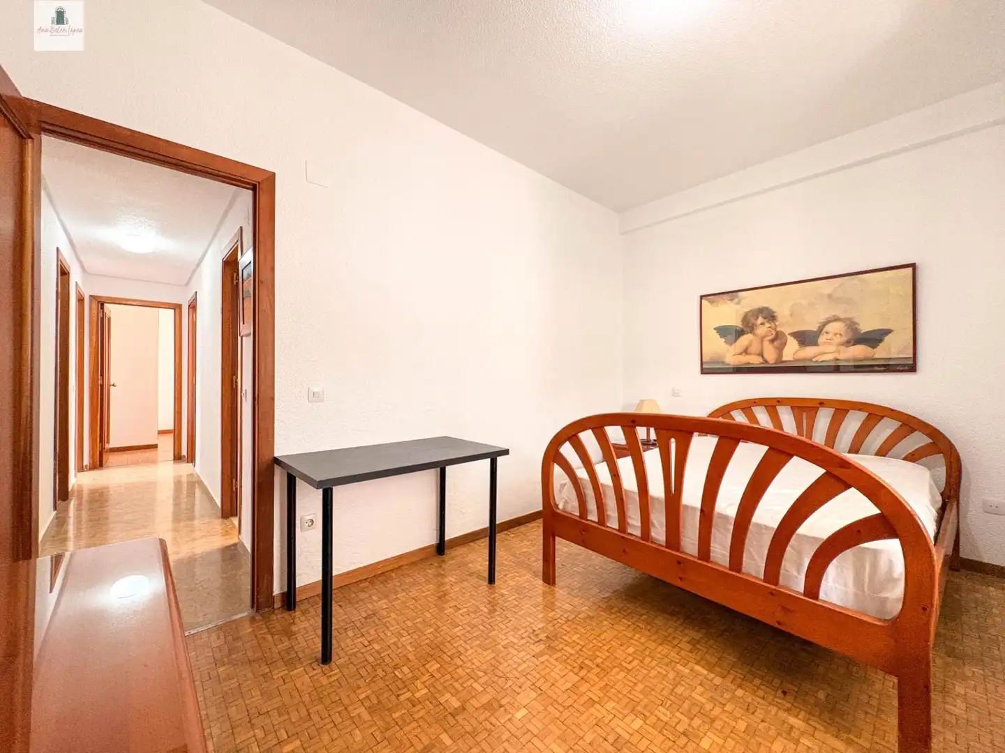 Bedroom of Flat for rent in Badajoz  with Air Conditioner, Heating and Furnished