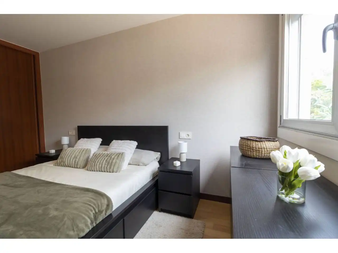 Bedroom of Flat for sale in Teo  with Heating, Terrace and Furnished
