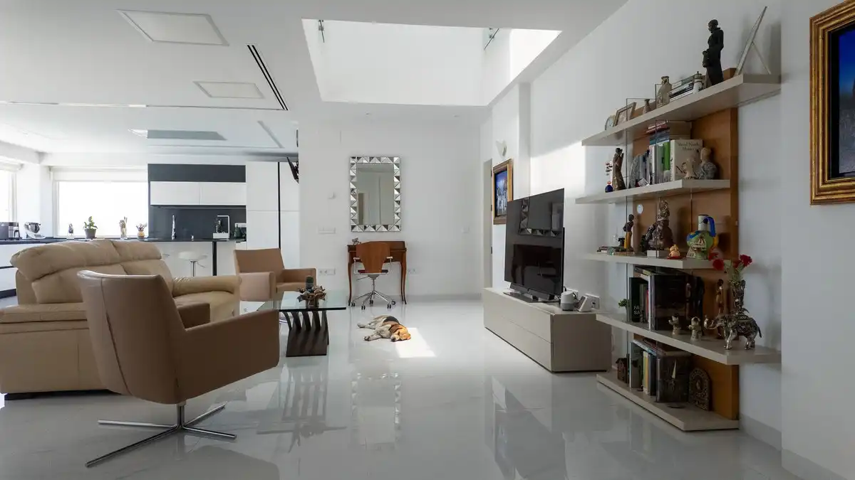 Sala de estar de Casa o chalet en venta en Málaga con Aire acondicionado, Calefacción y Piscina
