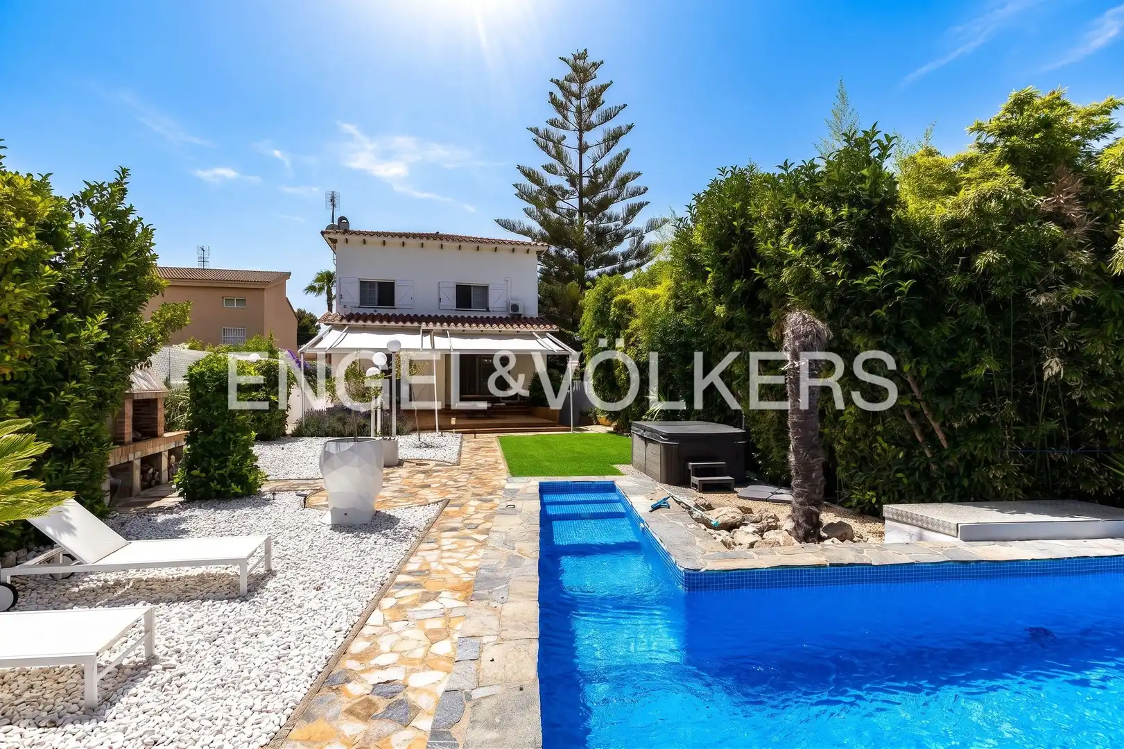 Vista exterior de Casa o chalet en venta en Sant Pere de Ribes con Aire acondicionado, Calefacción y Jardín privado