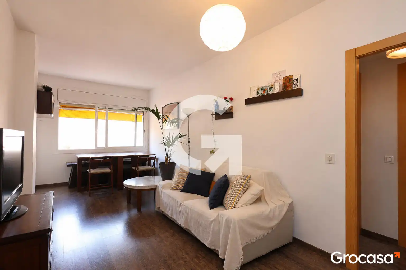 Living room of Flat for sale in Barcelona  with Air Conditioner, Oven and Balcony