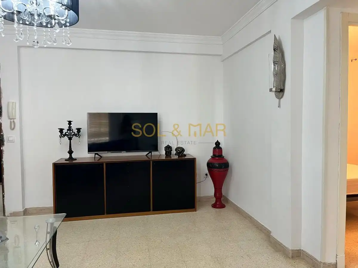 Sala d'estar de Apartament de lloguer en Torremolinos amb Terrassa